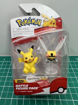 Pikachu + Ninjask Pokemon Battle Figure Pack + 2 Bonus TCG Cards