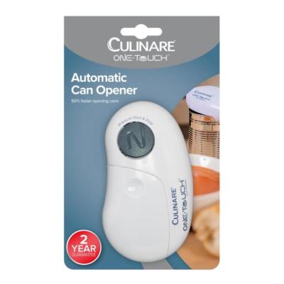 Culinare One Touch weiß automatischer elektrischer Dosenöffner - batteriebetrieben