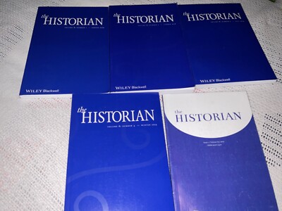 the historian lot of books volume 80 & 81 numbers 1-4 with issue 1 volume 83