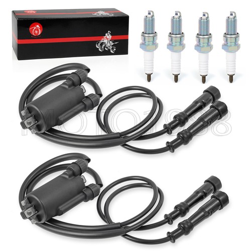 CHJYGMH Garden Tool Parts 2 Set Ignition Coil And Spark Plug Cap - Foto 5