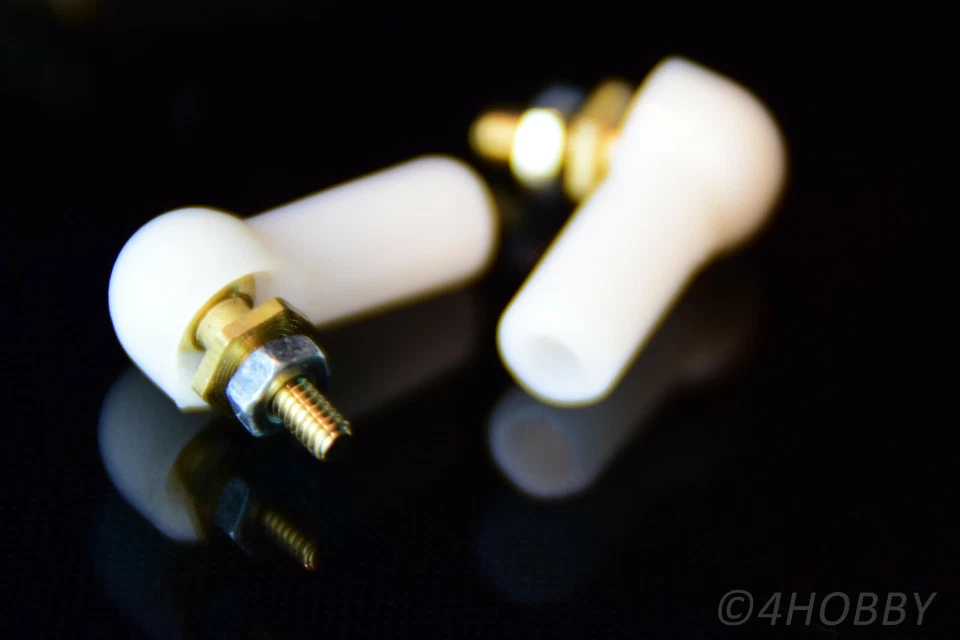 8x Kugelgelenk 17 x 2mm M2-M3 Kugelkopf Spurstange Lenkkopf Modellbau RC Trial - Bild 3 von 3