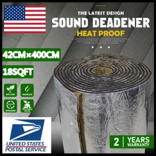 18Sqft Sound Deadener Automotive Insulation Heat Shield Noise Kill Damping Mat