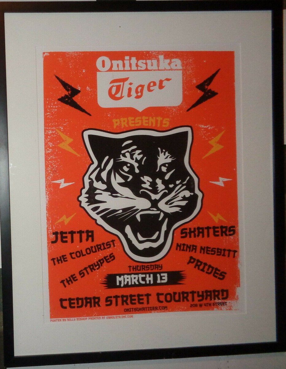 2014 Onitsuka Tiger poster: Jetta, Skaters, Nina Nesbitt .. SXSW