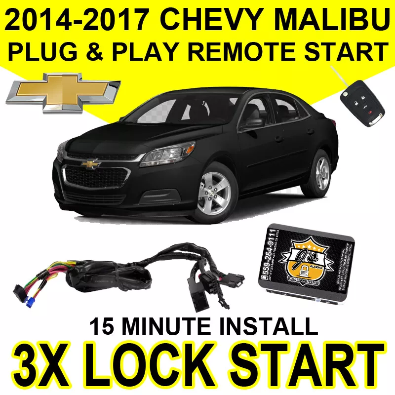 REMOTE START 2014 2017 CHEVROLET MALIBU PLUG PLAY DIY PLUG INSTALL CHEVY GM7