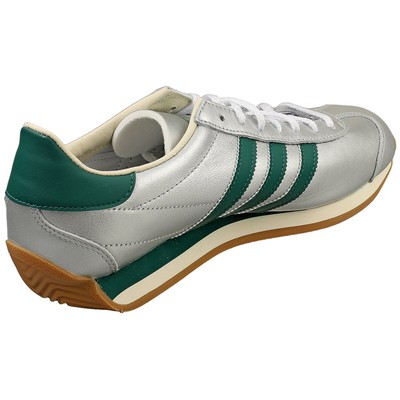 adidas Country Og Womens Fashion Sneakers in Silver Green - 9.5 US 