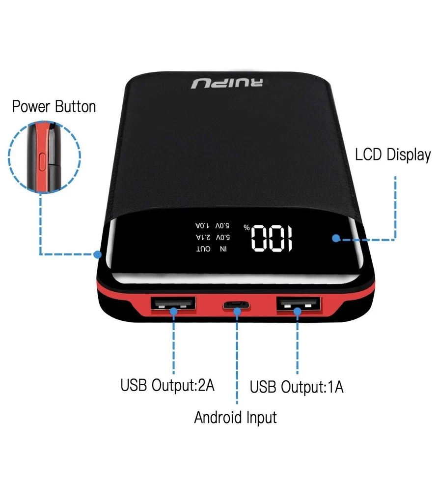 Power Bank 24000mAh Portable Charger High Capacity Dual USB External Battery Power Bank 24000mAh Portable Charger High Capacity Dual USB External Battery