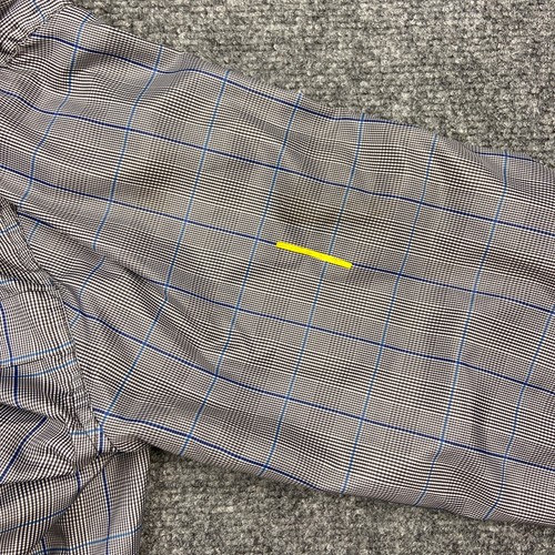 Springfield Original Jacket Mens Large Grey Plaid Windbreaker Hood Inner Pockets - Picture 24 of 24