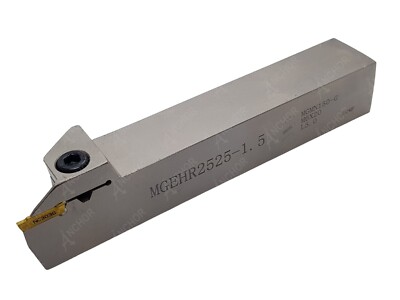 Anchor 25mm Abstechdrehmeißel Für Rechts x1 1,5mm Hartmetall-Einsätze