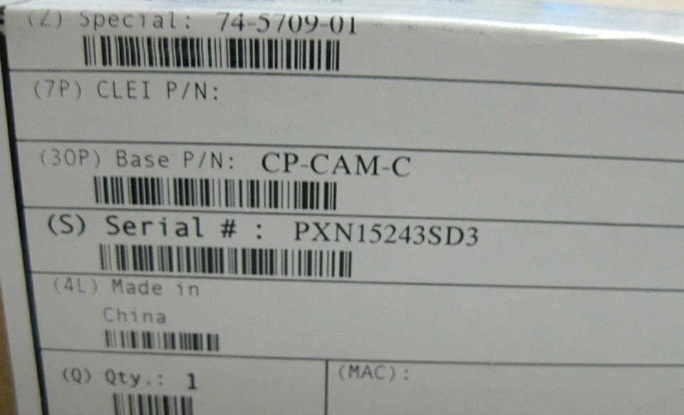 NEW Cisco Unified Video Camera CP-CAM-C for 9900 Series IP Phones Charcoal Gray  - Image 4 of 4