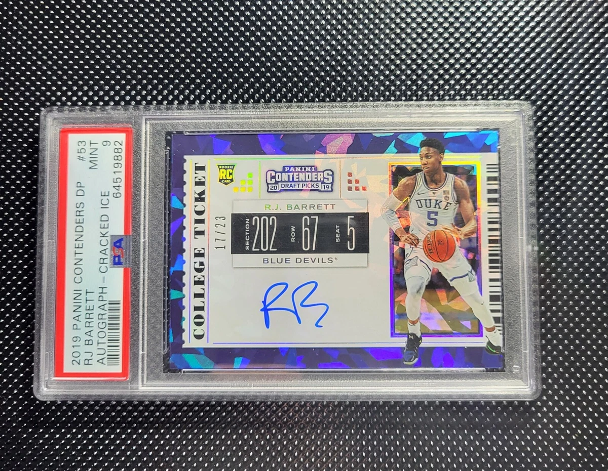 2019-20 Panini Contenders Draft Picks - RJ Barrett #53 for sale | eBay