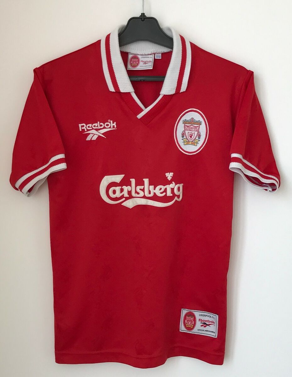 Liverpool 1996 - 1998 Home football shirt jersey reebok size Liverpool 1996 - 1998 Home football shirt jersey reebok size