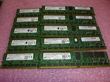 Lot of 10 MTA18ASF1G72XF1Z-2G1 Micron 8GB 1Rx4 DDR4 PC4-2133 ECC NVDIMM-N Memory
