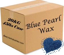 Blue Pearl Wax Ocean Tide Bead Hard Wax (Stripless) Bulk Case 45lbs