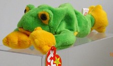 TY Beanie Babies Smoochy Frog 5th Generation tag