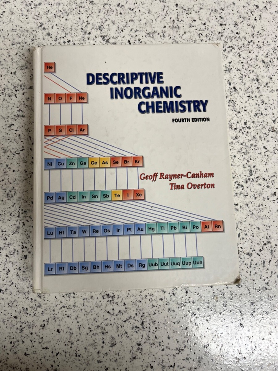 Descriptive Inorganic Chemistry by Tina Overton and Geoff