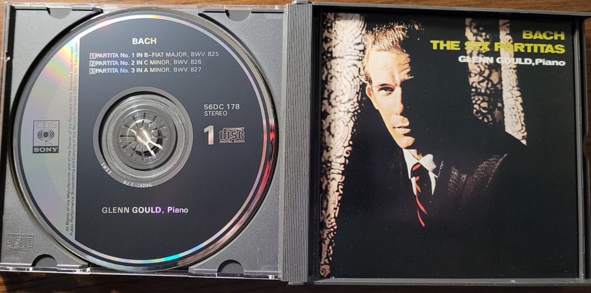 GLENN GOULD - BACH The Six Partitas 2 CD (Original Japanese