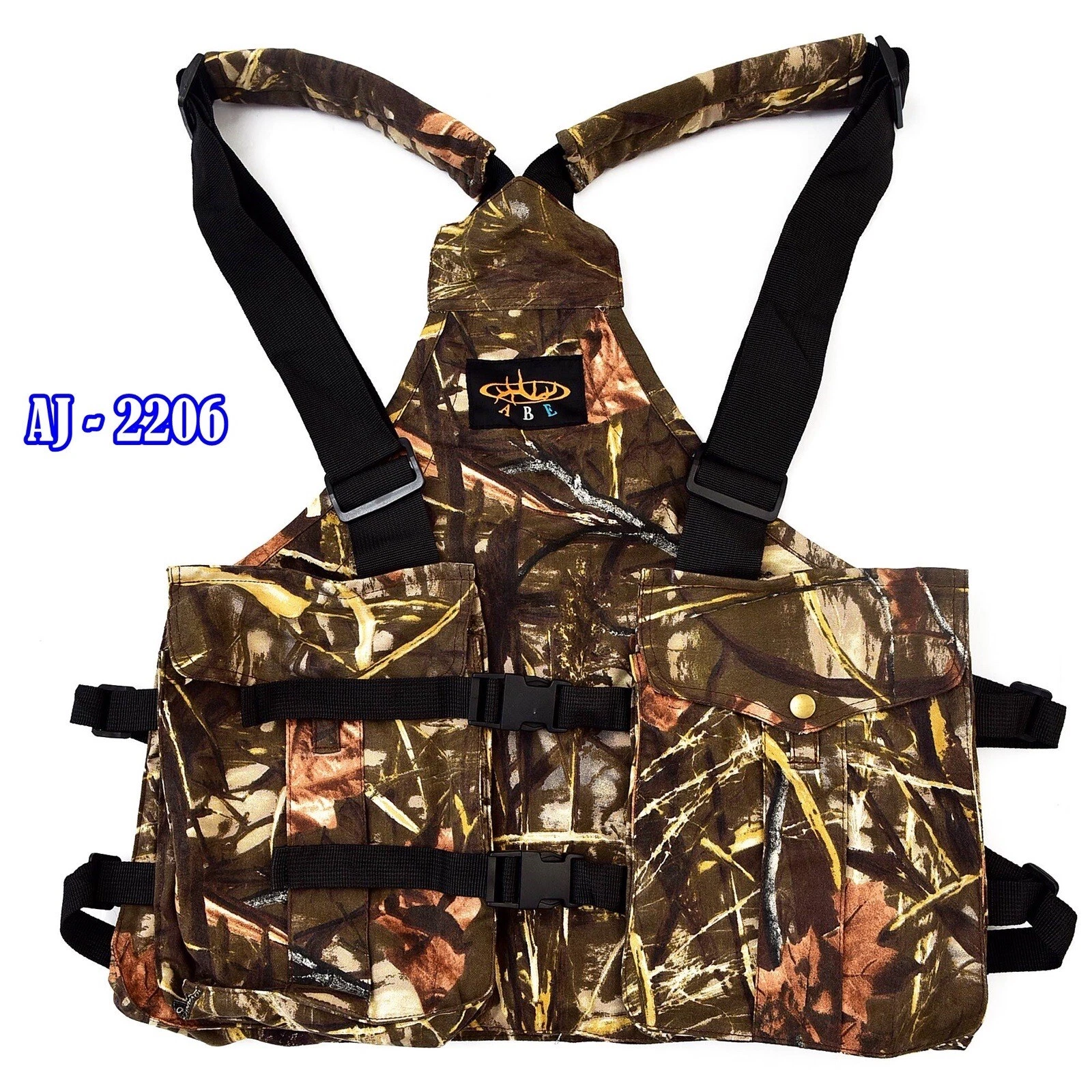 Upland Hunting strap vest Waxed water proof canvas Outdoor Fishing vest Camping