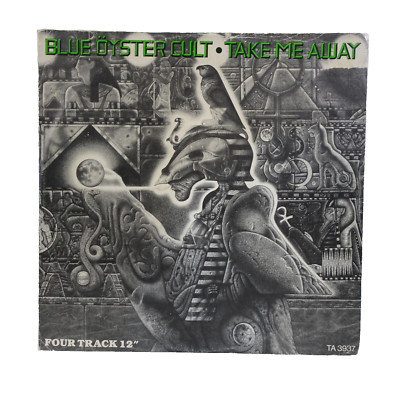 BLUE OYSTER CULT Take Me Away Vinyl 12'' TA 3937 1983 Classic Rock VG+/VG