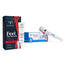 Hitachi Magic Wand Mini Rechargeable Massager  by Vibratex +Lubricant For Women