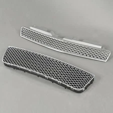 Front Upper & Lower Bumper Grille Fits 2006-2016 Chevy Impala/Limited Mesh Style
