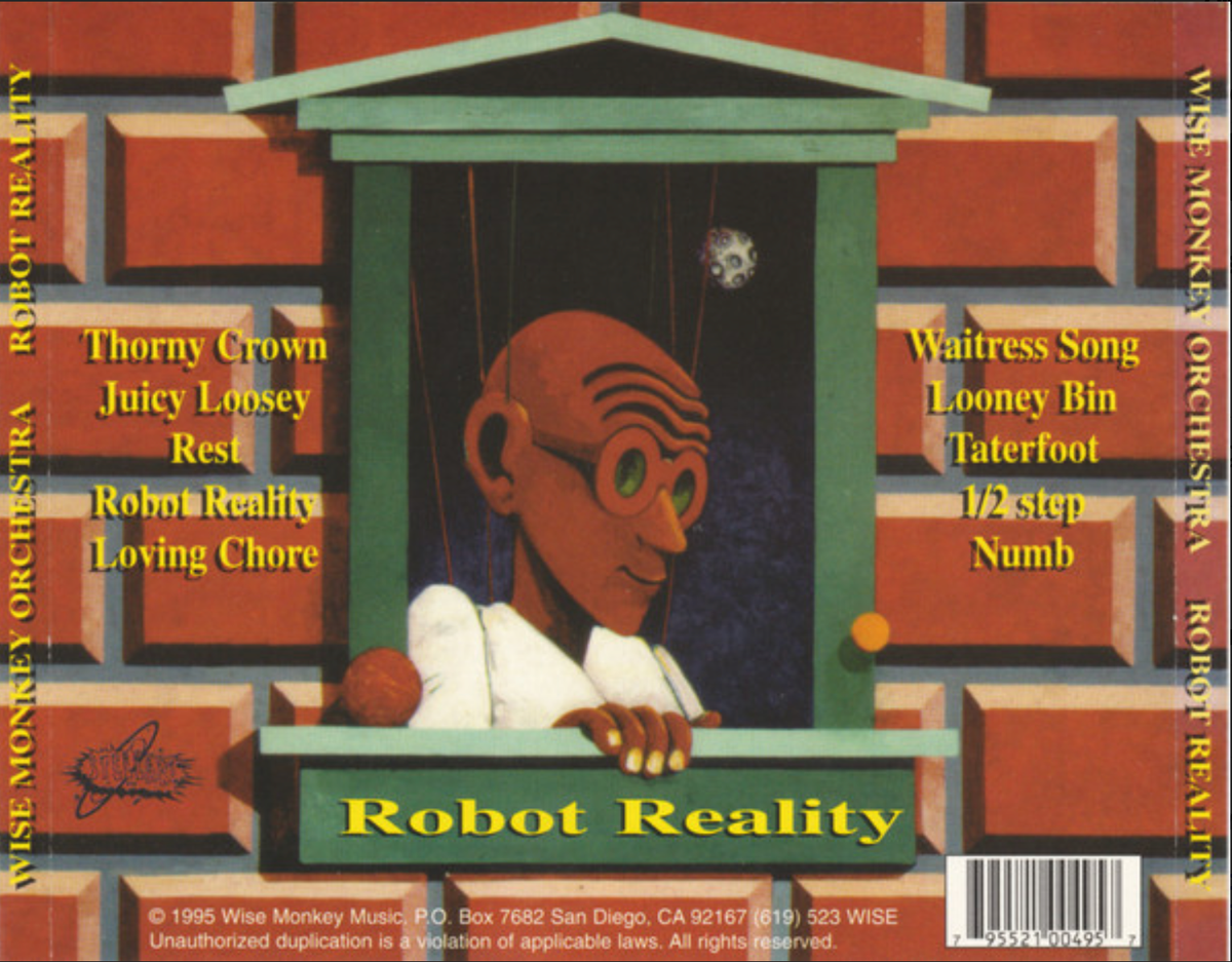 Wise Monkey Orchestra – Robot Reality CD 1995 Self-Released
