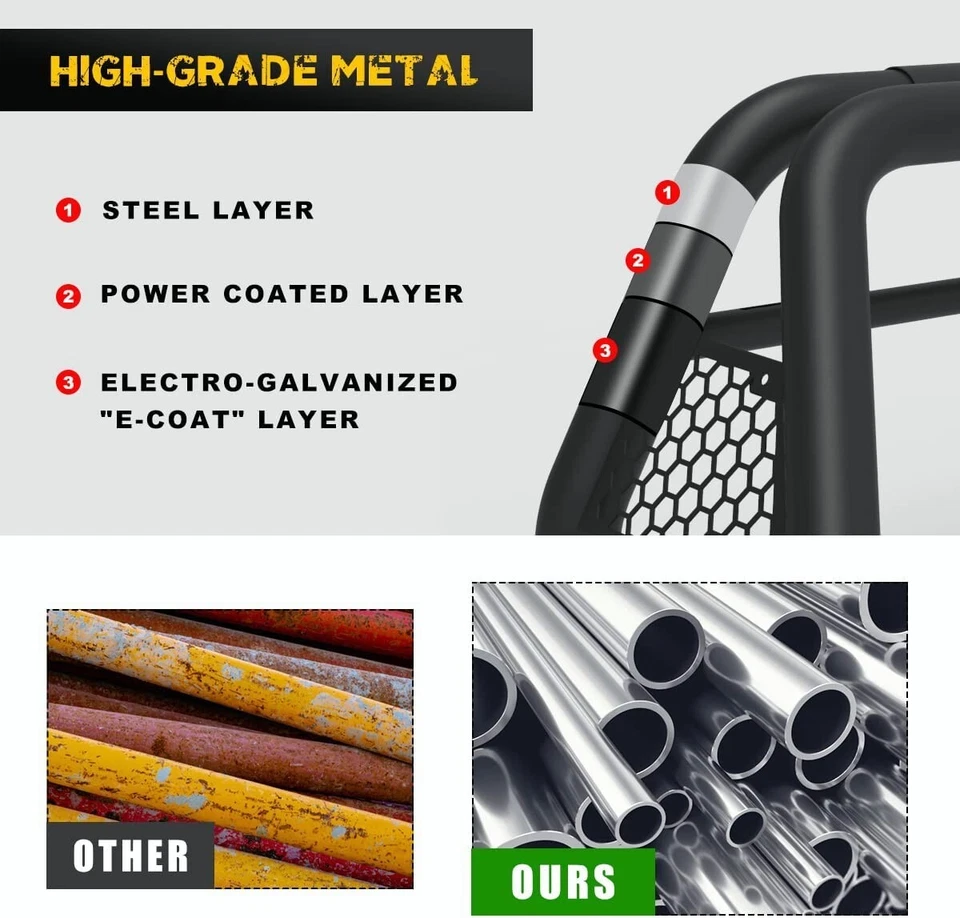 Roll Bar Sport Bar For 1999-2025 Chevy silverado/GMC sierra 1500 2500HD 3500HD Foto 4 de 4