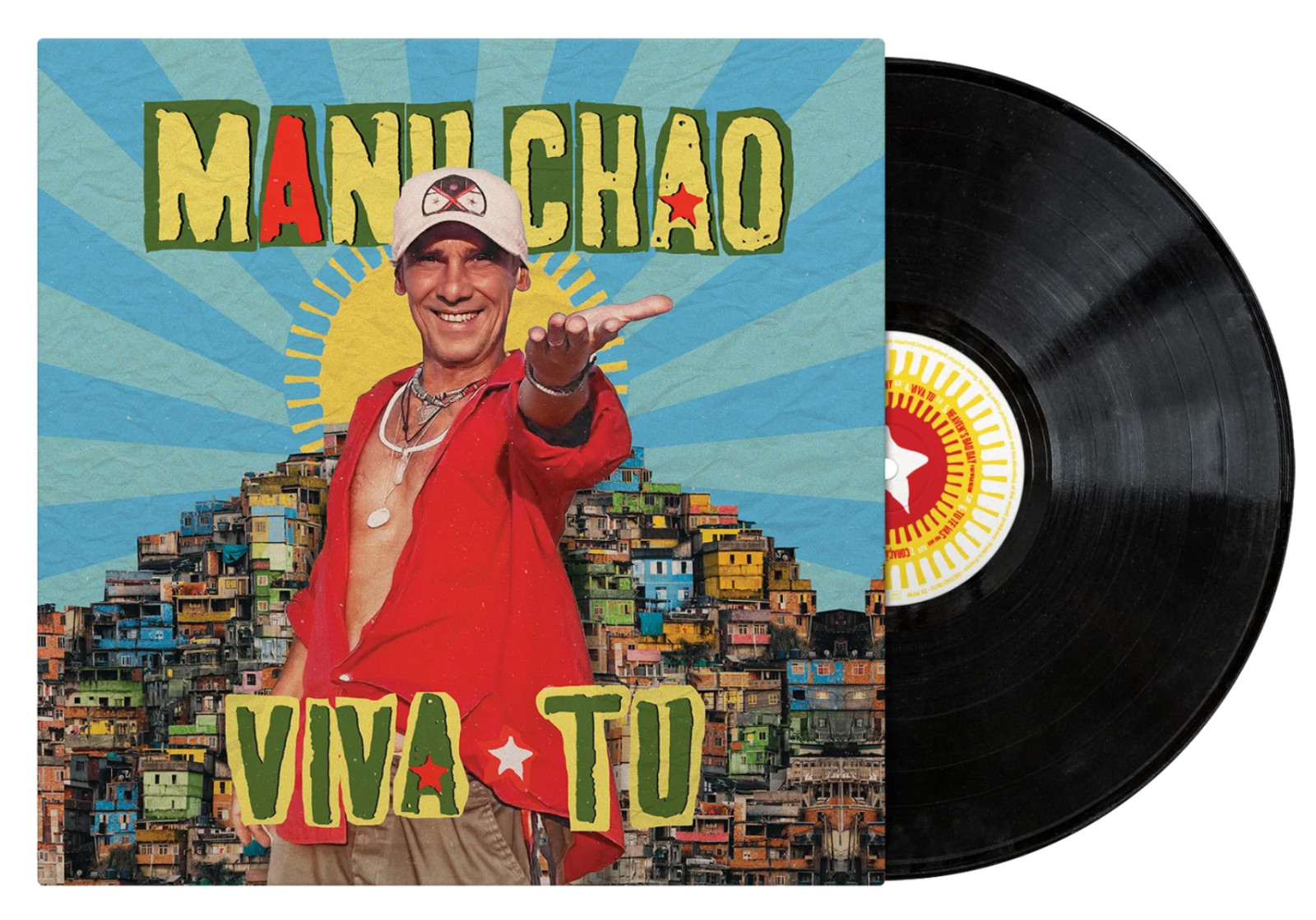 Manu Chao - Viva Tu, Black Vinyl LP, Gatefold, New & Sealed (Because)