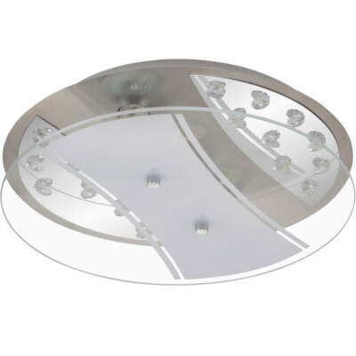 Briloner LED-Deckenleuchte, Wohnraumleuchte, 3x5 Watt, 1200 Lumen, 3000K, IP20