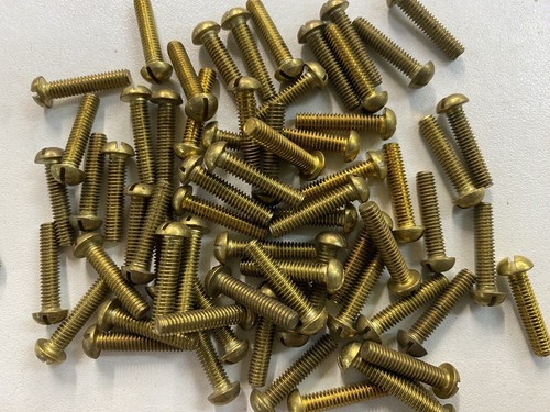 MESSING BA RUNDE SCHRAUBEN MASCHINENKOPF SOLID ENGINEER DAMPF 0BA 2BA 4BA 5BA 6BA - Bild 9 von 24