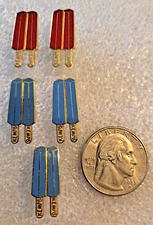 Vtg Advertising Kemps Ice Cream Bar Pin Blue & Red Enamel 5 Pins Employee Pins?