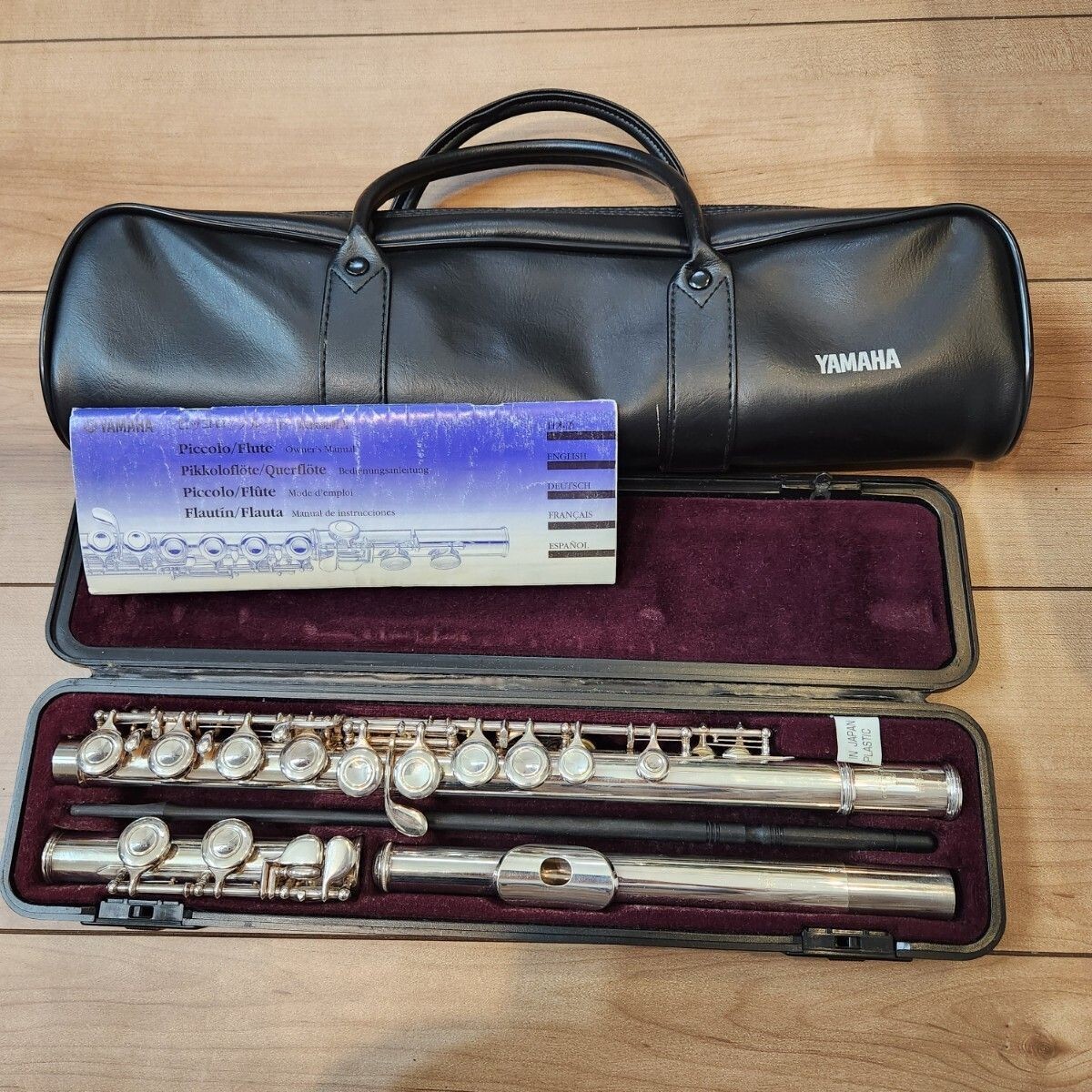 YAMAHA YFL-221 Flute Nickel Silver Plated Used from Japan | eBay
