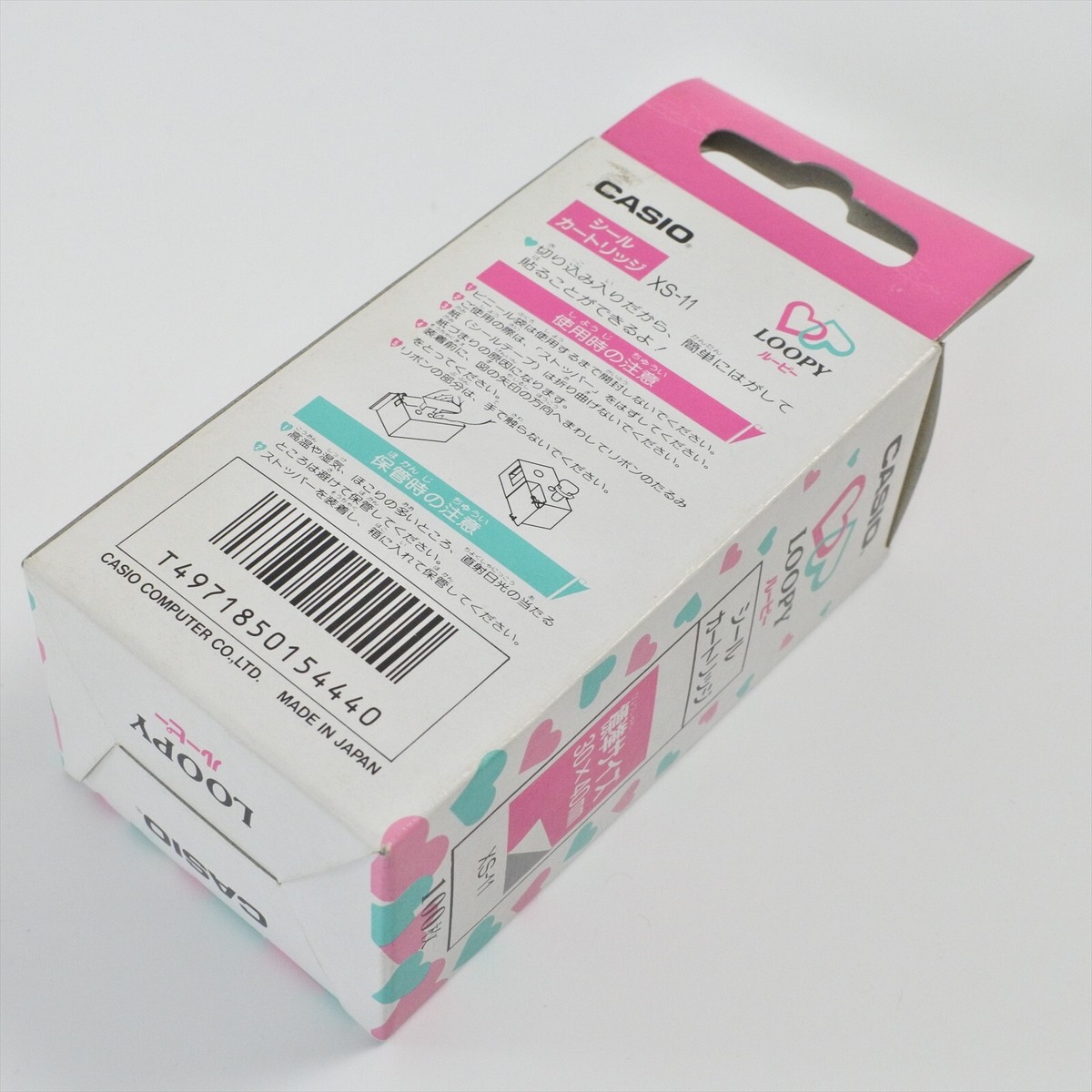 CASIO LOOPY Seal Cartridge Brand New XS-11 Sticker Boxed CASIO LOOPY Seal Cartridge Brand New XS-11 Sticker Boxed