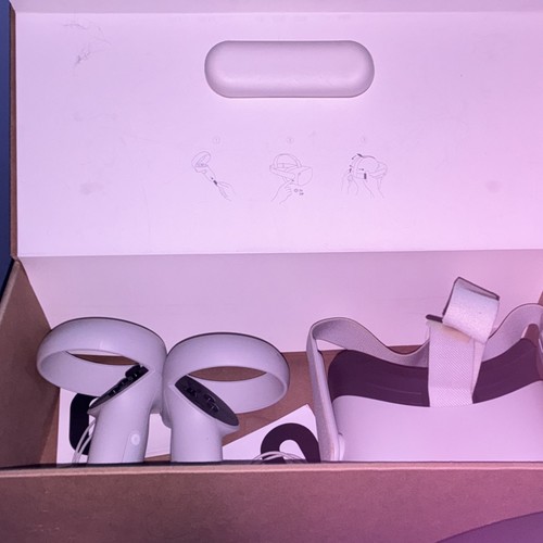 Meta Quest 2 256 GB Standalone VR Headset White with Controllers