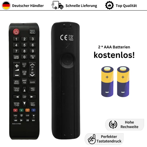 Ersatz Fernbedienung Samsung TV mit Batterien | AA59-00786A Fernbedienung