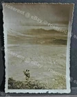 WW2 Iceland - a British Soldier on an exercise above a Glacier - photo 10 by 8cm