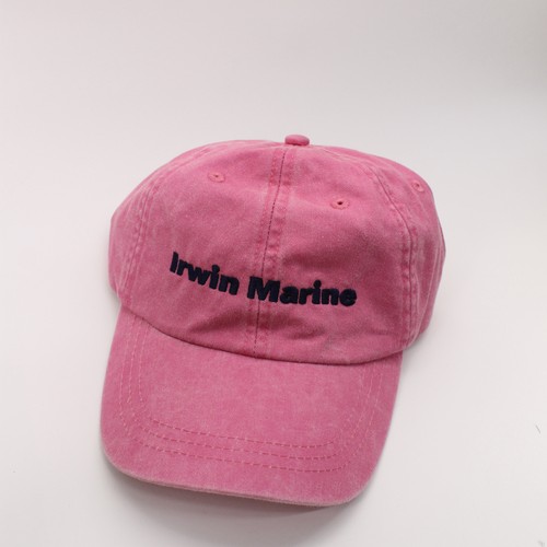Irwin Marine pink cotton dad cap Adams quality