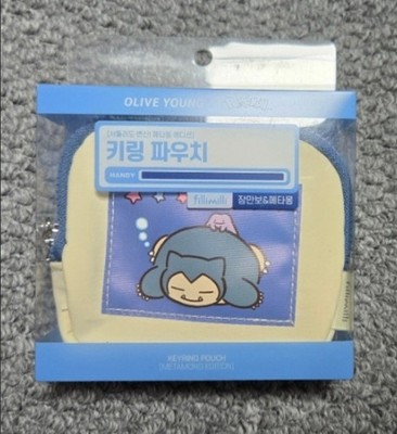 OLIVE YOUNG x Pokemon Fillimilli Schlüsselanhänger Etui Snorlax Dito...