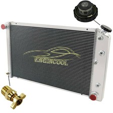 4 Row Aluminum Radiator For 1973-1990 Chevy Caprice C10 C20 C30 K10 K20 K30 C...