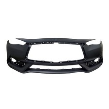 New Primed Unpainted Front Bumper Cover Fits 2017-2022 Infiniti Q60 101-60304a