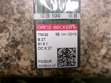 50 SIZE 120/19 GROZ-BECKERT B27 DCX27 FG/SUK POINT OVERLOCK SEWING NEEDLES A428