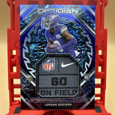 2023 Panini Obsidian Jordan Addison UM-JAD Unbreakable Rookie Patch RC 3/5 Nike