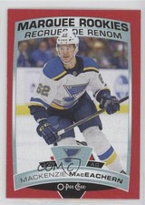 2019 O-Pee-Chee Marquee Rookies Wrapper Redemption Red Mackenzie MacEachern 0c3