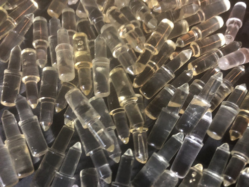 100 + VINTAGE CLEAR Lite Brite Bubble pegs Toy Crafts pegs sanitized.
