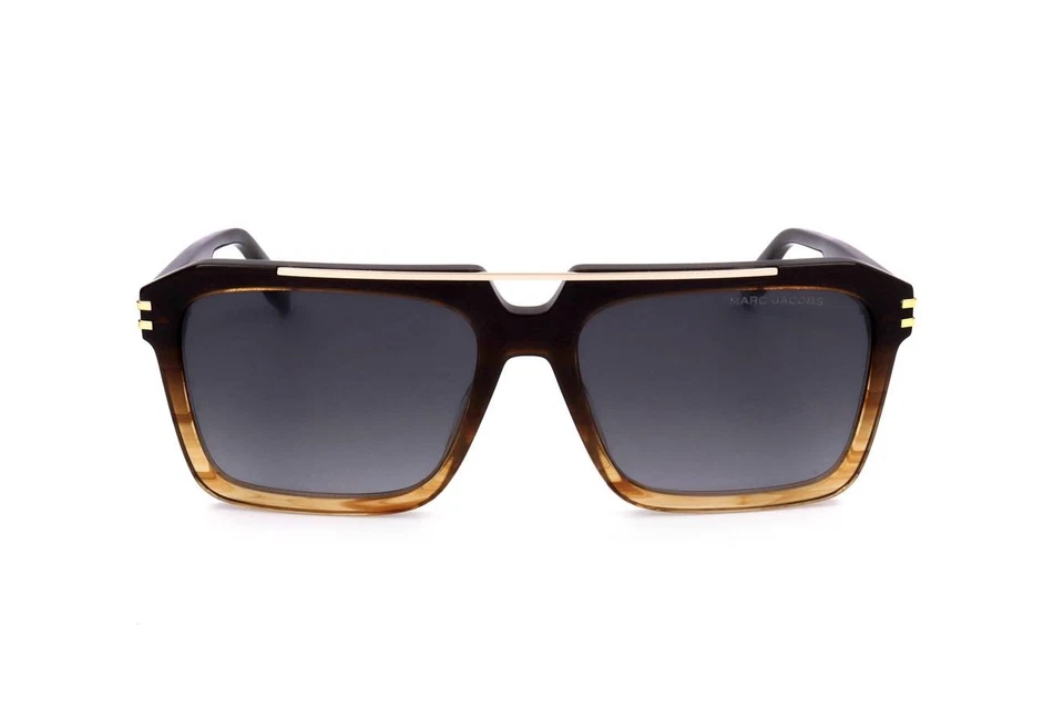 Occhiali da Sole Marc Jacobs MARC 752/S EX4 BROWN HORN 57/17/145 Uomo - Imagen 2 de 4