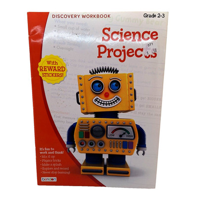 Discovery Workbook Bendon Science Projects Kid Grade 2-3 Age 7-10 Reward Sticker