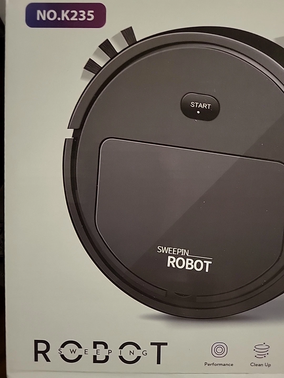 Sweepin Sweeping Robot Vacuum Cleaner K235A Black