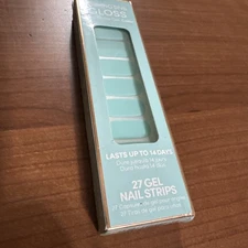 Dashing Diva -Gloss - Ultra Shine Gel Color - 27 Gel Nail Strips - Iced Mint