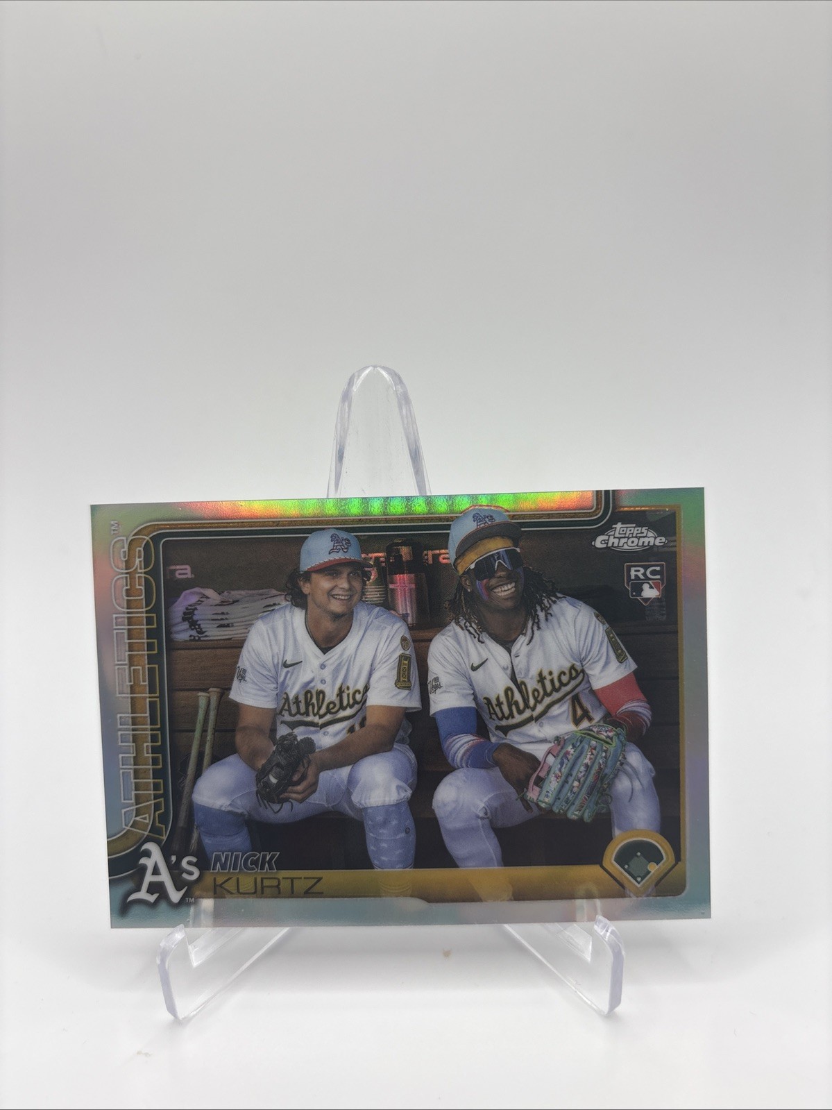 2025 Topps Chrome Update Nick Kurtz Ssp Image Variation Rookie Rc #us 178