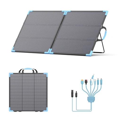 Portable Solar Panel 110W Bifacial for EcoFlow RIVER 2 Pro DELTA 3 Power Station