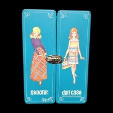 Vintage 1965 Shooter Doll Case (Empty - Case Only) Mattel Barbie Collection